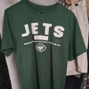 Nike Dri-Fit T Shirt. 100% Polyester. NFL - New York Jets. Medium. Pre-Owned.
